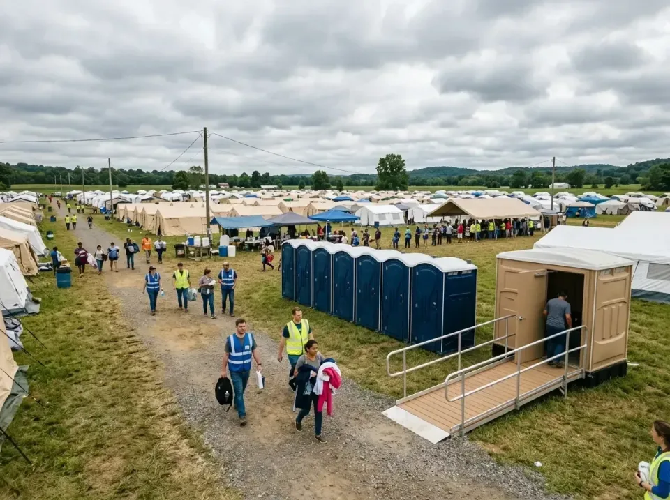 disaster-relief-camp-restrooms-010 — frequently asked questions, Dumpster & Portable Bathrooms Rental in Countryside, IL